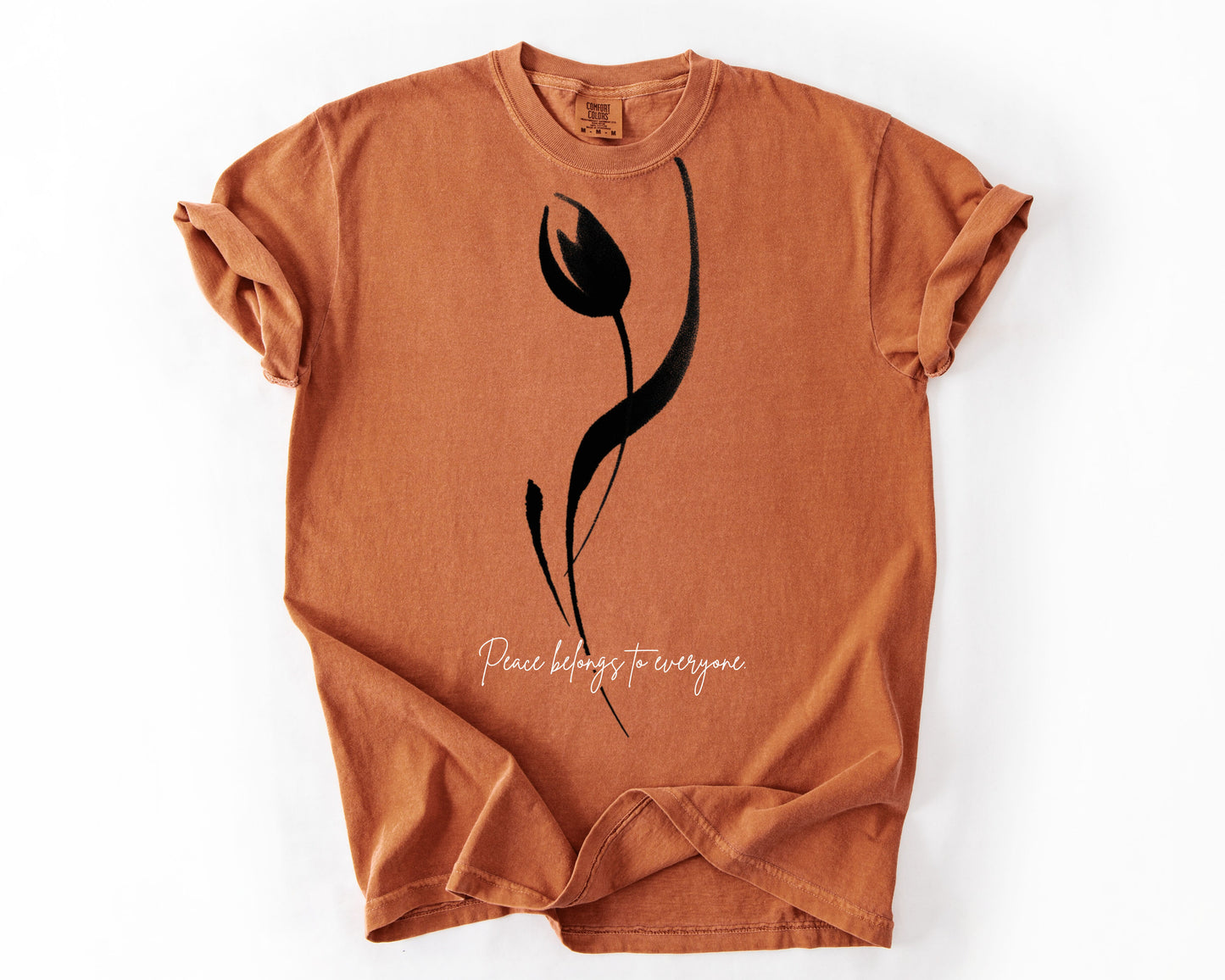 Peace Belongs To Everyone | Vintage Peace Graphic Tee