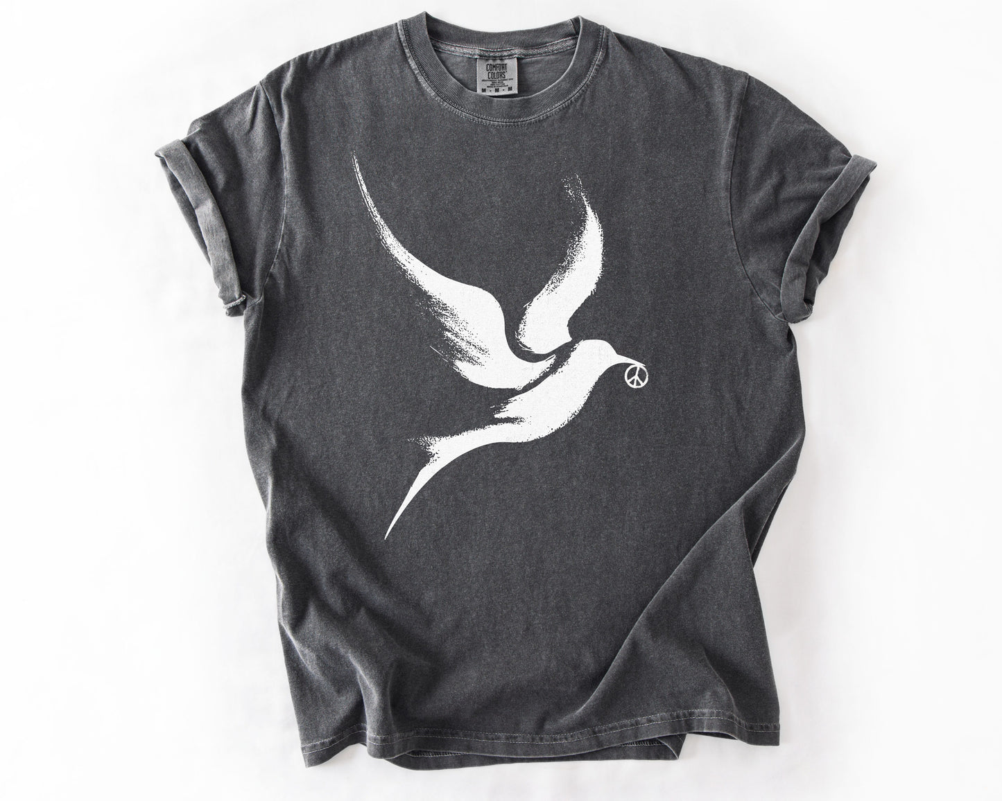 Pepper t-shirt with peace dove graphic – peace shirt