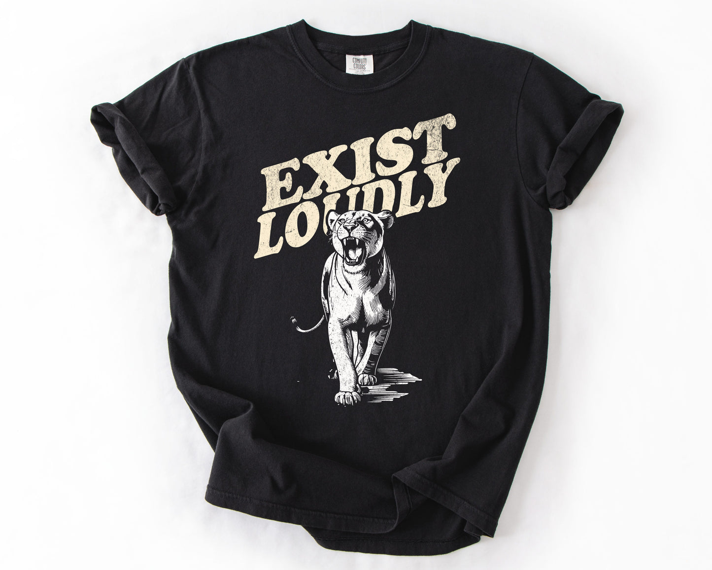 Exist Loudly | Lioness Graphic Tee