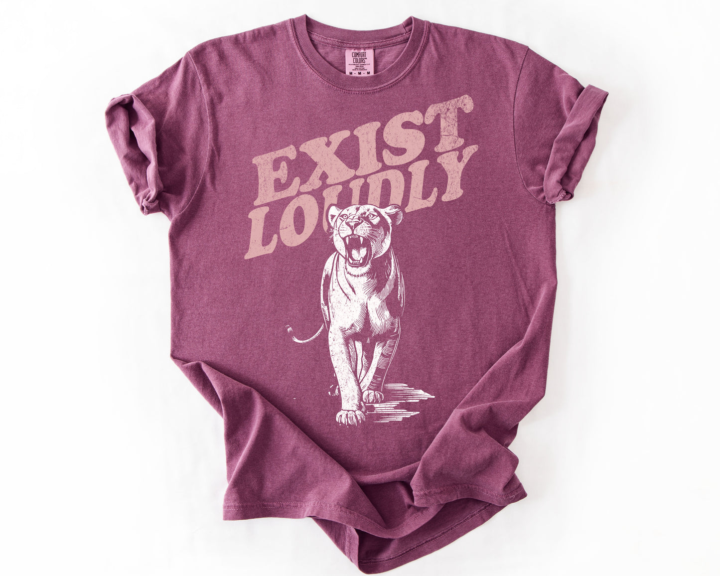 Exist Loudly | Lioness Graphic Tee