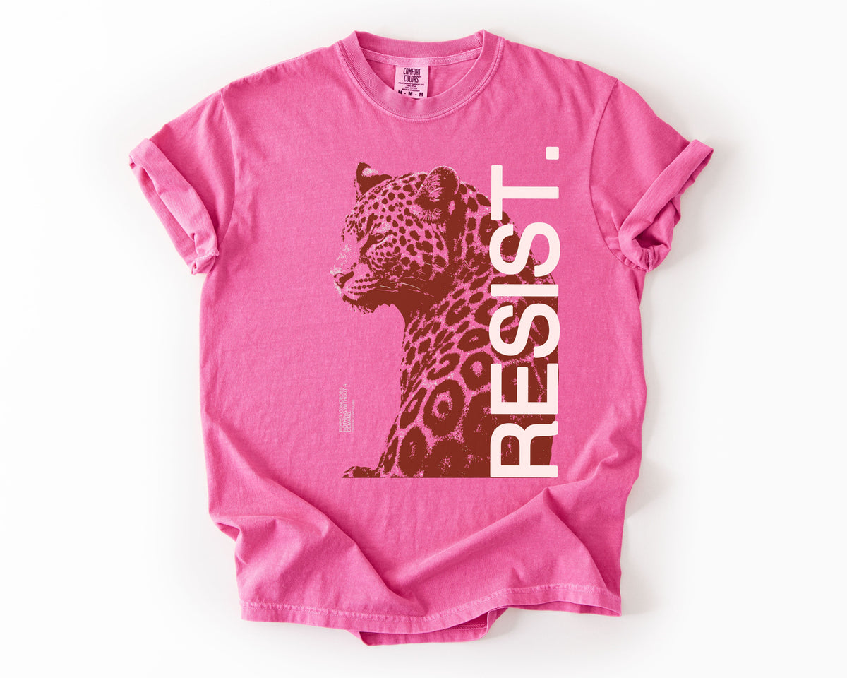 RESIST vintage jaguar tee
