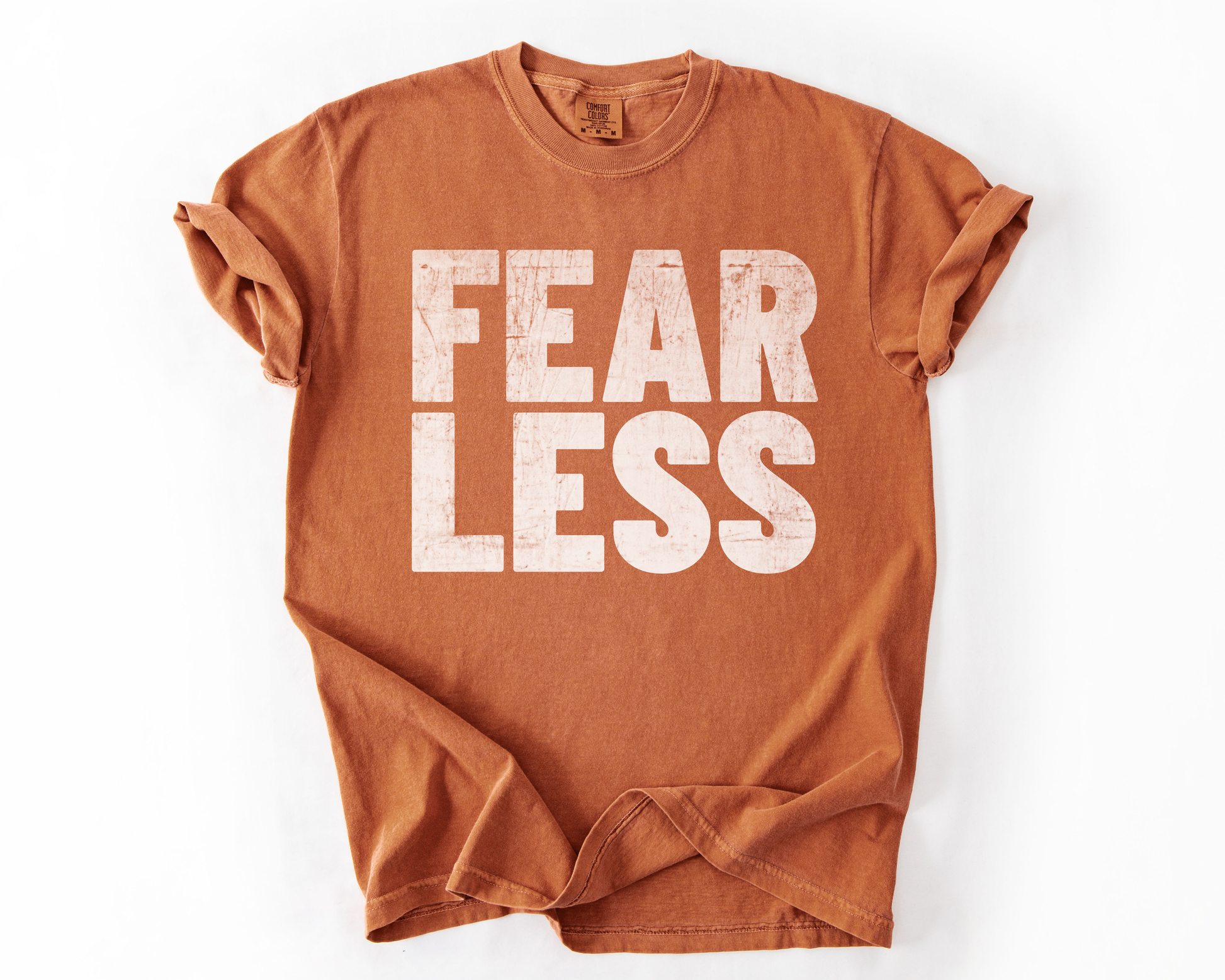 Yam t-shirt with Fear Less graphic – social justice shirt