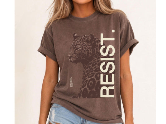 RESIST vintage jaguar tee