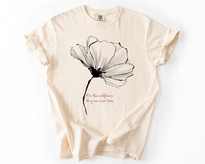 Be The Wildflower | Vintage Feminist Graphic Tee
