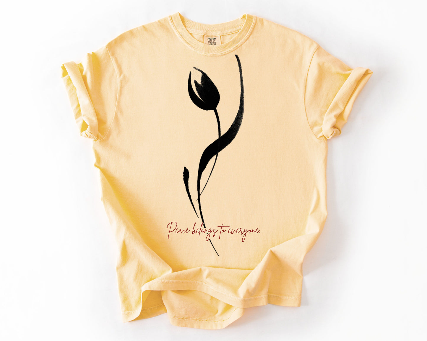 Peace Belongs To Everyone | Vintage Peace Graphic Tee