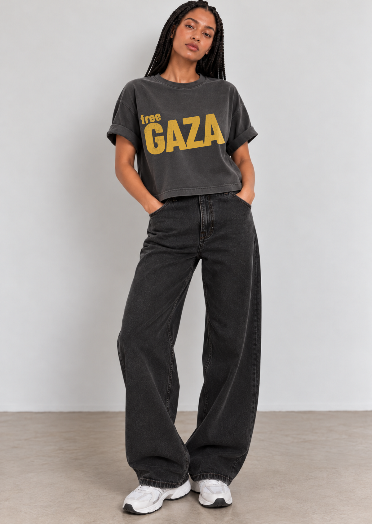 Free Gaza | Palestine Solidarity Protest Shirt - Boxy Fit