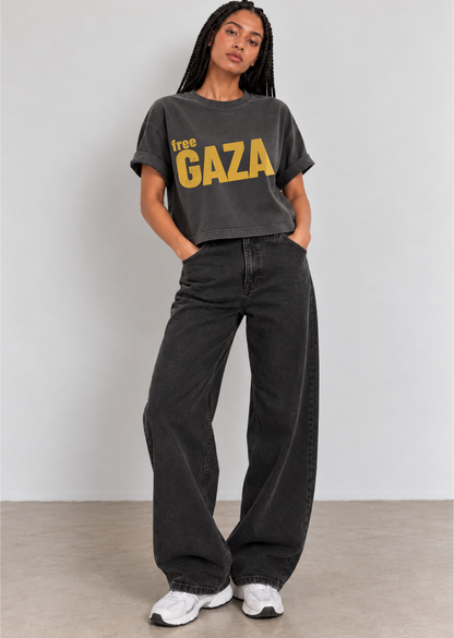 Free Gaza | Palestine Solidarity Protest Shirt - Boxy Fit