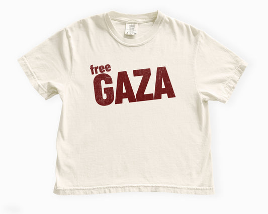 Free Gaza | Palestine Solidarity Protest Shirt - Boxy Fit