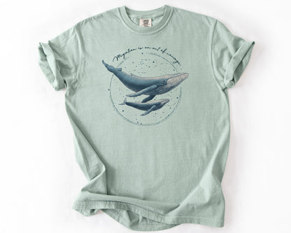 Bay t-shirt with migration whale graphic – migration shirt