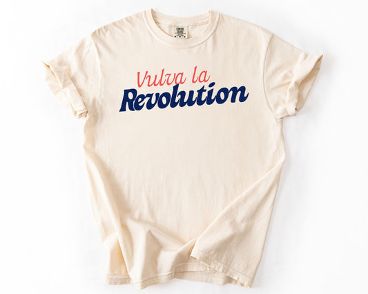 Ivory t-shirt with feminist graphic – feminist humor