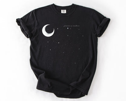 Presence Is Resistance | Moon Graphic Shirt