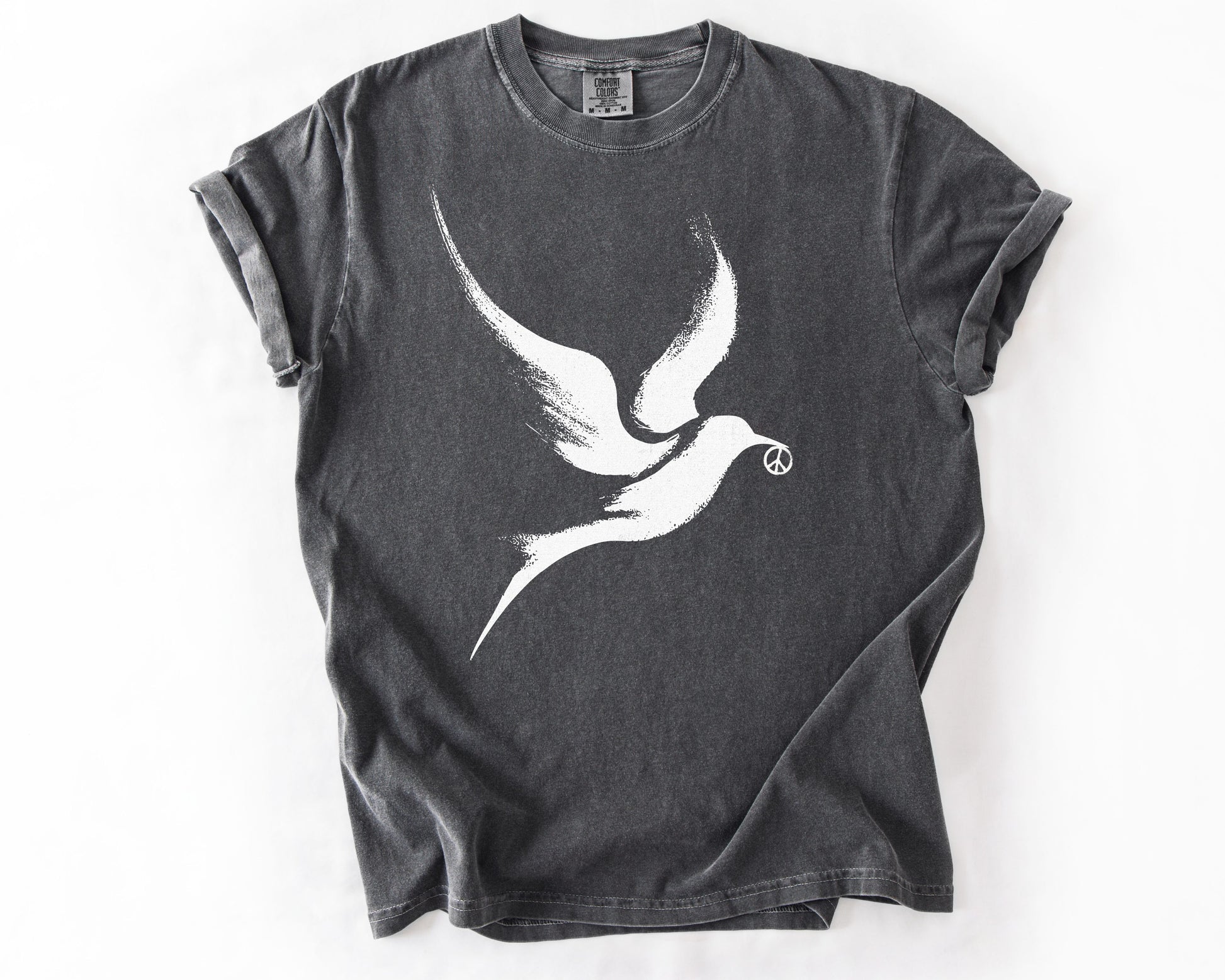 Pepper t-shirt with peace dove graphic – peace shirt