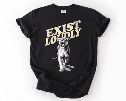 Exist Loudly | Lioness Graphic Tee