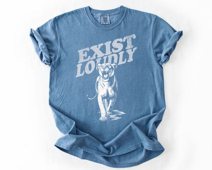 Exist Loudly | Lioness Graphic Tee