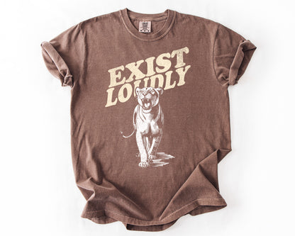 Exist Loudly | Lioness Graphic Tee