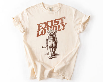 Exist Loudly | Lioness Graphic Tee