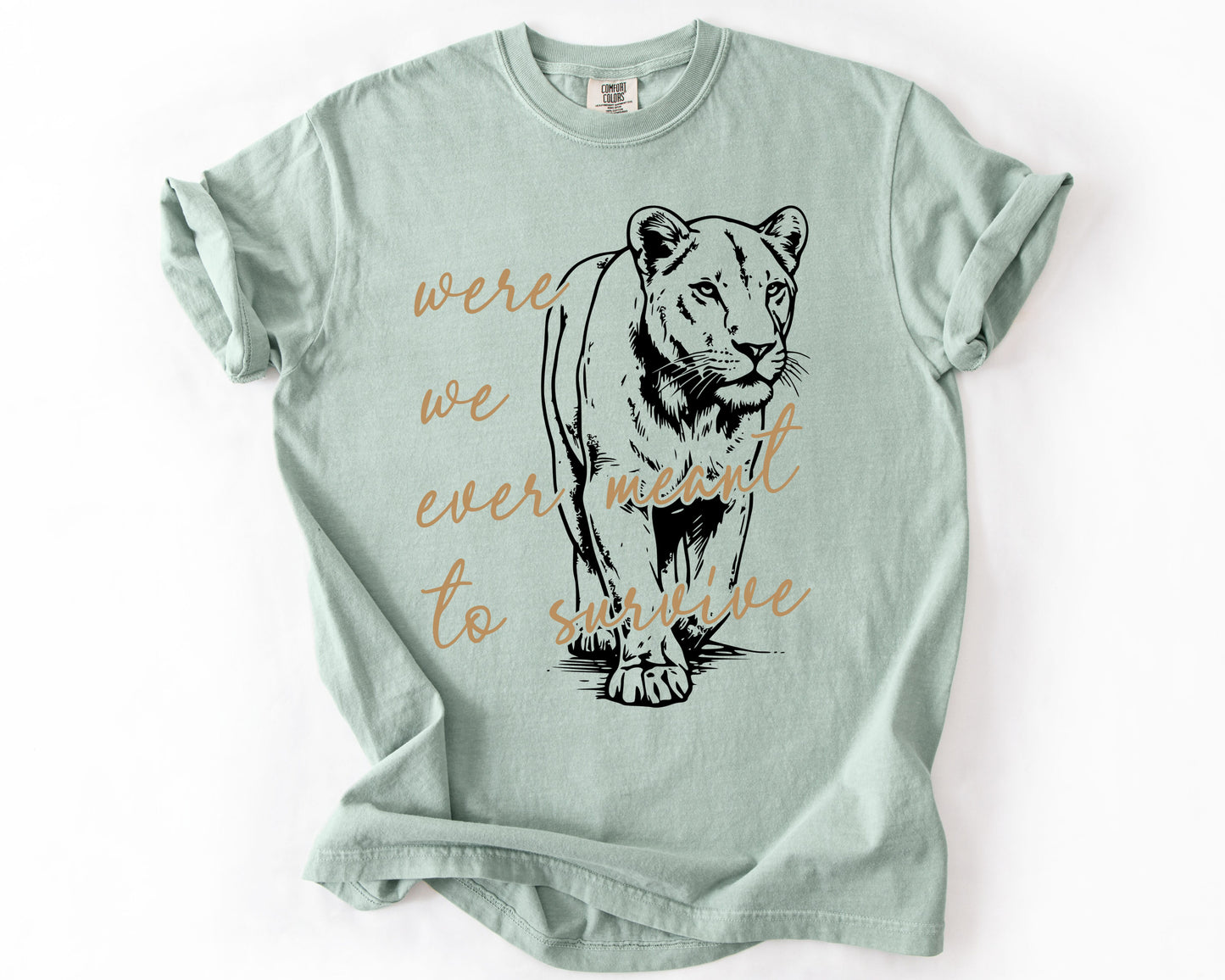 Were We Ever Meant To Survive | Vintage Human Rights Graphic Tee