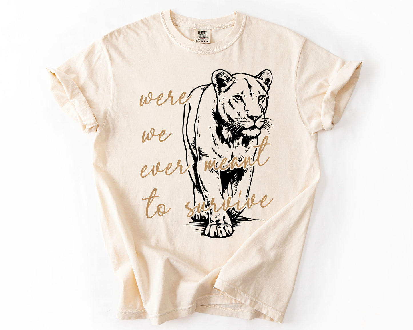 Were We Ever Meant To Survive | Vintage Human Rights Graphic Tee