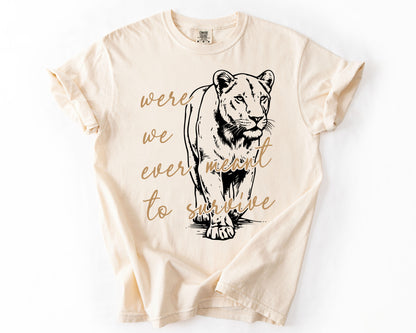 Were We Ever Meant To Survive | Vintage Human Rights Graphic Tee