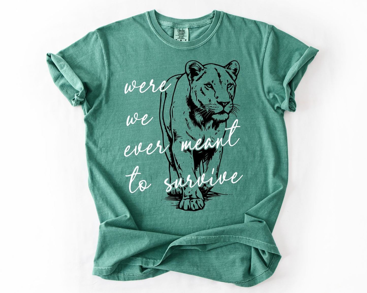 Were We Ever Meant To Survive | Vintage Human Rights Graphic Tee